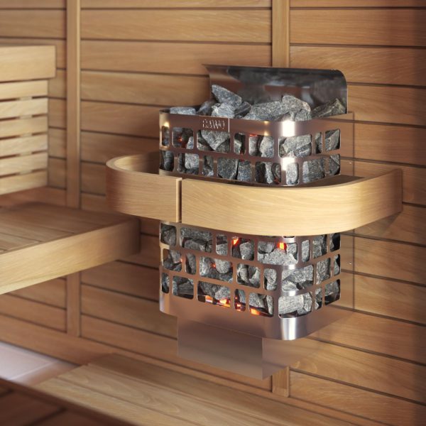 KRIOS ELECTRIC HEATER NS CLOSEUP INSIDE SAUNA CEDAR HEATERGUARD 1 1