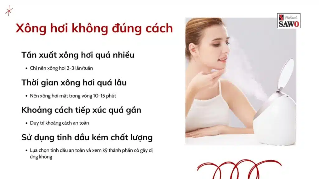 7 Tác hại của xông hơi mặt không đúng cách mà bạn cần biết 2 Xông hơi mặt không đúng cách