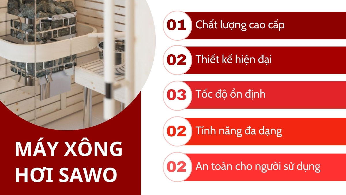 Trang chủ 12 Máy xông hơi Sawo